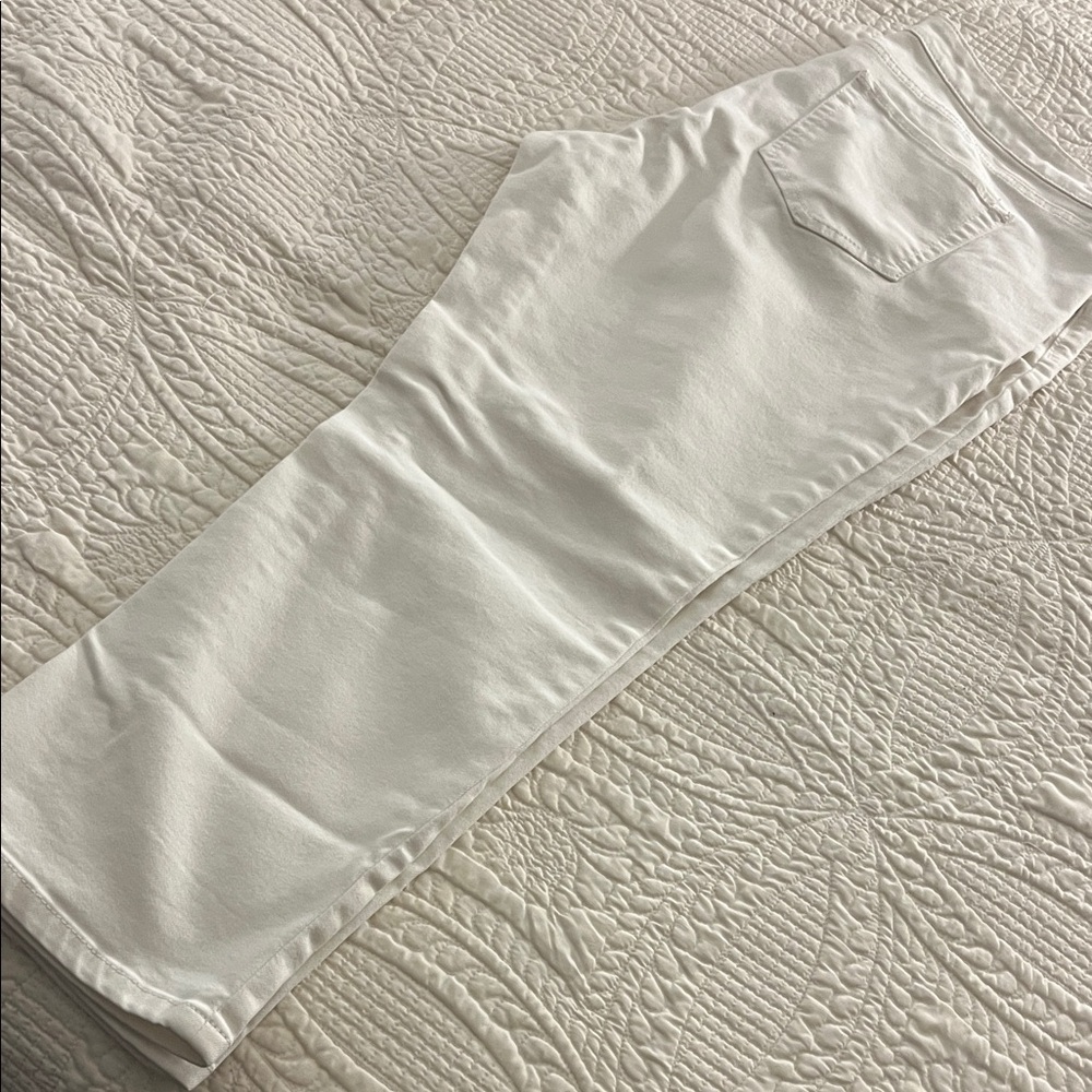 a.n.a Cream Skinny Ankle Jeans